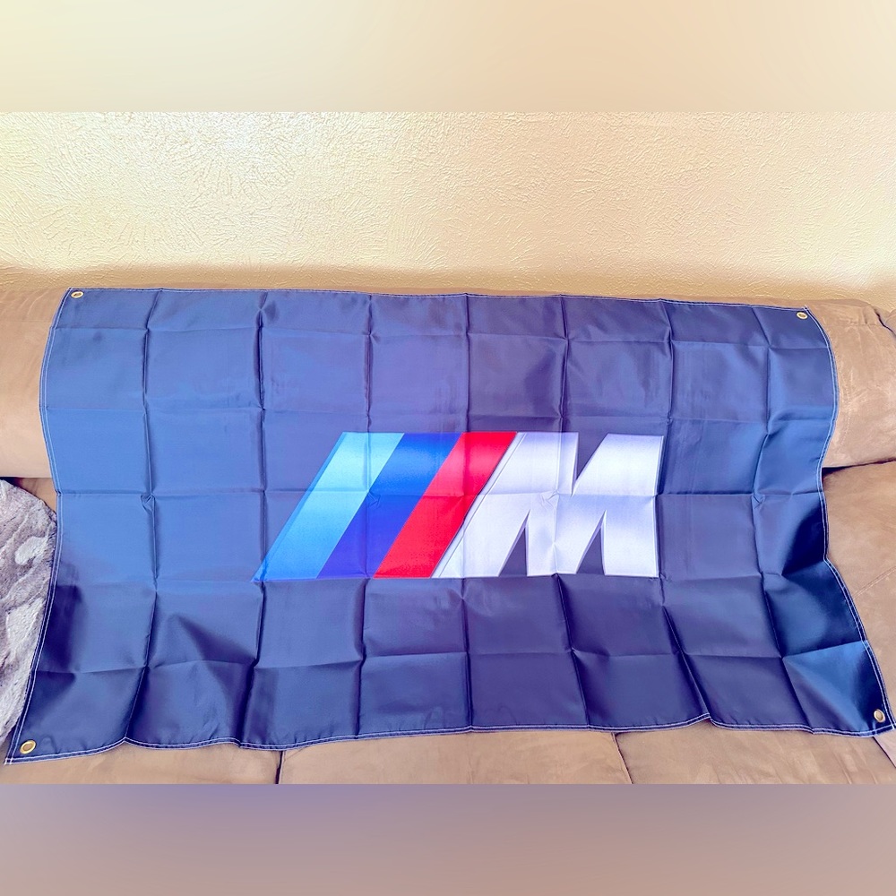 BMW M Banner Black Size 4’10” x 3’